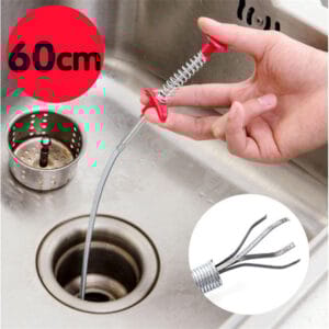 60CM Sewer Dredger Spring Pipe Dredging Tool Household Hair Cleaner Drain Clog Remover Cleaning Tools Household For Kitchen Sink Kitchen Gadgets